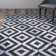 Harlow Hand Woven Cotton Geometric Rug