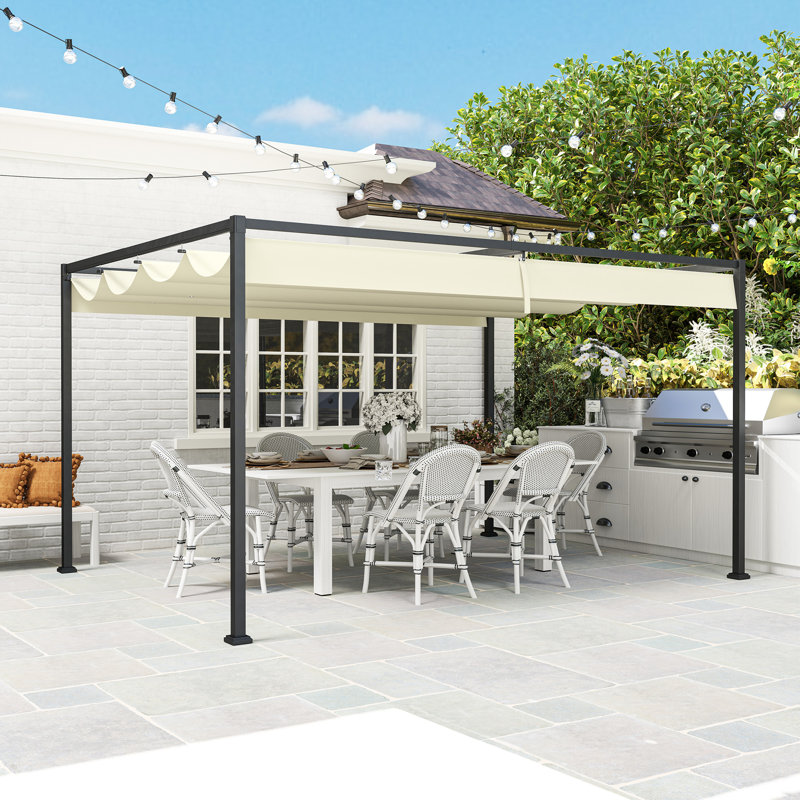 Pergola, 222cm H x 400cm W x 300cm D