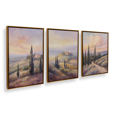 "Tuscan Sunrise Splendor" par Golden Glow Interiors 3 - Pièces sur toile