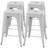 Cricklade Upholstered Counter Stool with Metal Frame-478246514