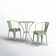 Alan 2 - Person Metal Patio Dining Set with Round Table