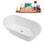 1491mm x 749.3mm Soaking Acrylic Bathtub-1003539774