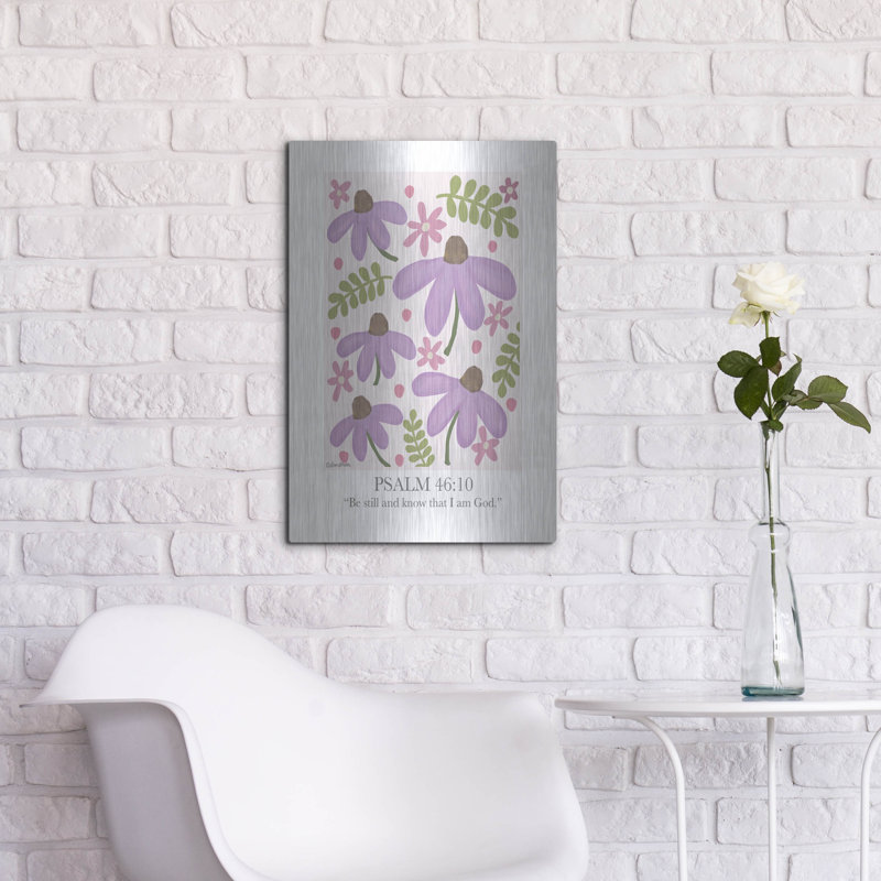 «Be Still And Know» par Lisa Larson, H 24 po x l 16 po