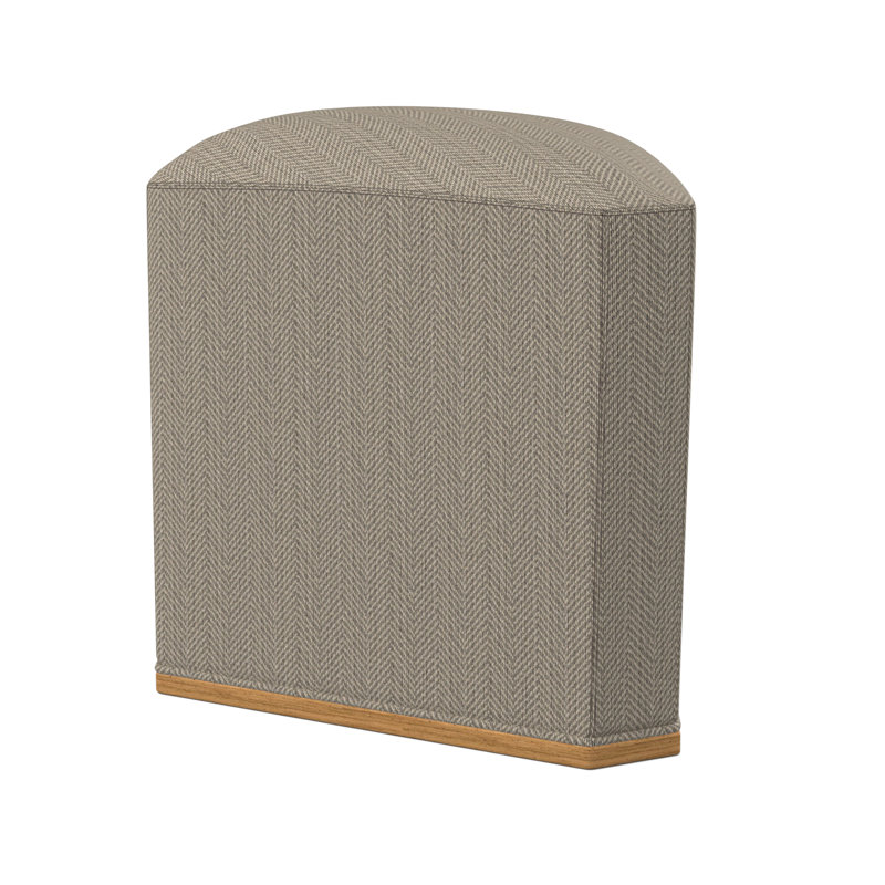 Quinn Novelty Ottoman, Libby Linen, Amber