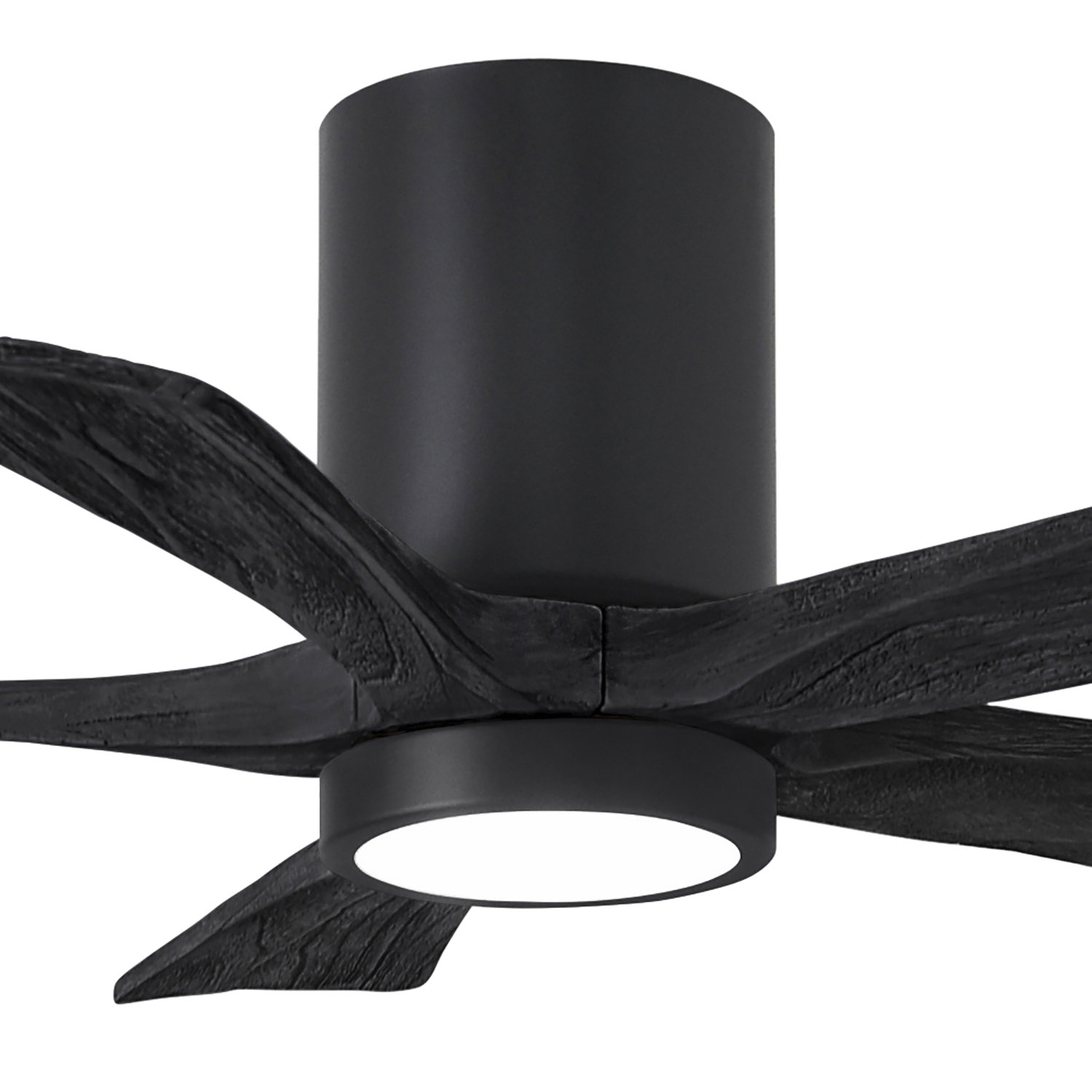Irene Ceiling Fan with LED Light Kit, Matte Black, Matte Black, 42"