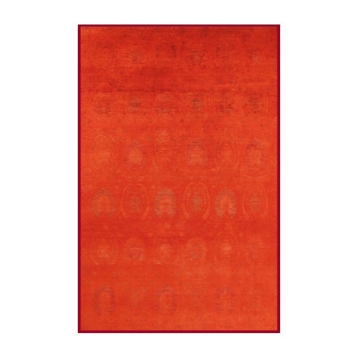 Tapis oriental orange Gustine