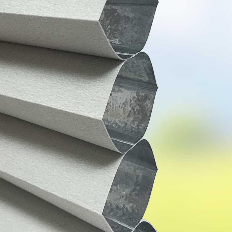 Cordless Blackout Cellular Shade, Gray Sheen, 34.5"W x 72"L