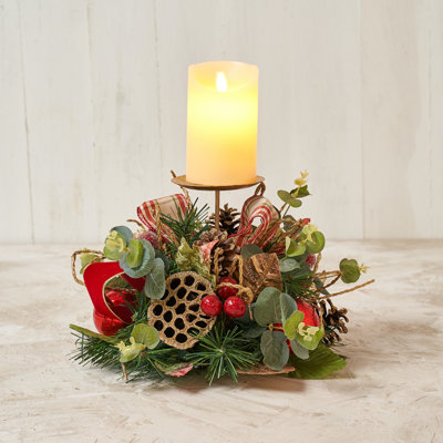 8'' H Metal Tabletop Candlestick