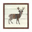 Woodland Deer 1 Piece Floater Frame Wall Art on Canvas-766091152-766091159