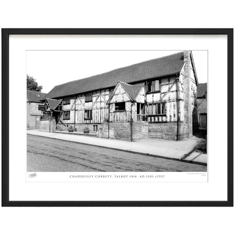Chaddesley Corbett, Talbot Inn AD 1501 C1957 by Francis Frith - Single Picture Frame Print, 60cm H x 80cm W x 2.3cm D