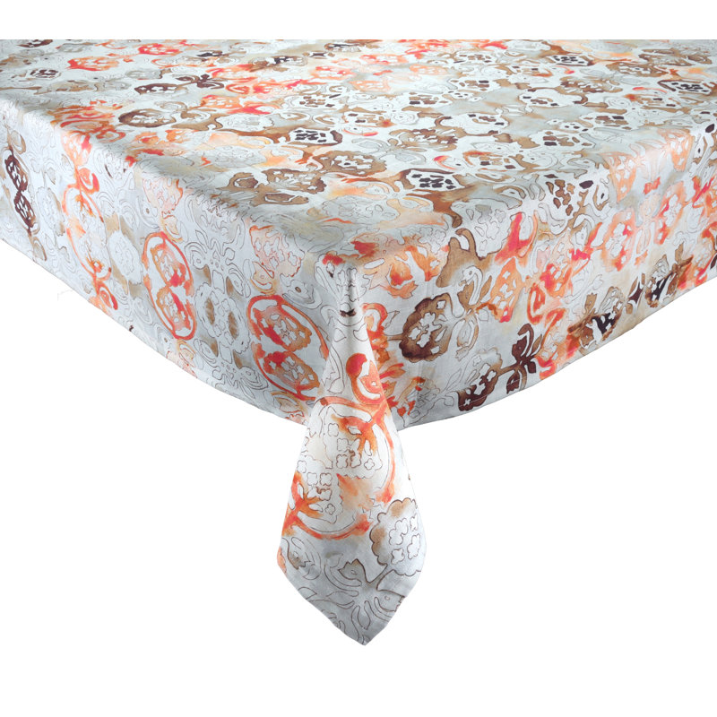 Giverny Tablecloth, Natural/Brown