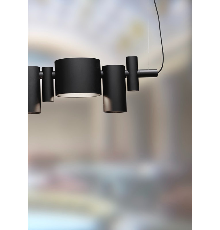 Dancing Queen 1 - Light LED Pendant, Matt Black