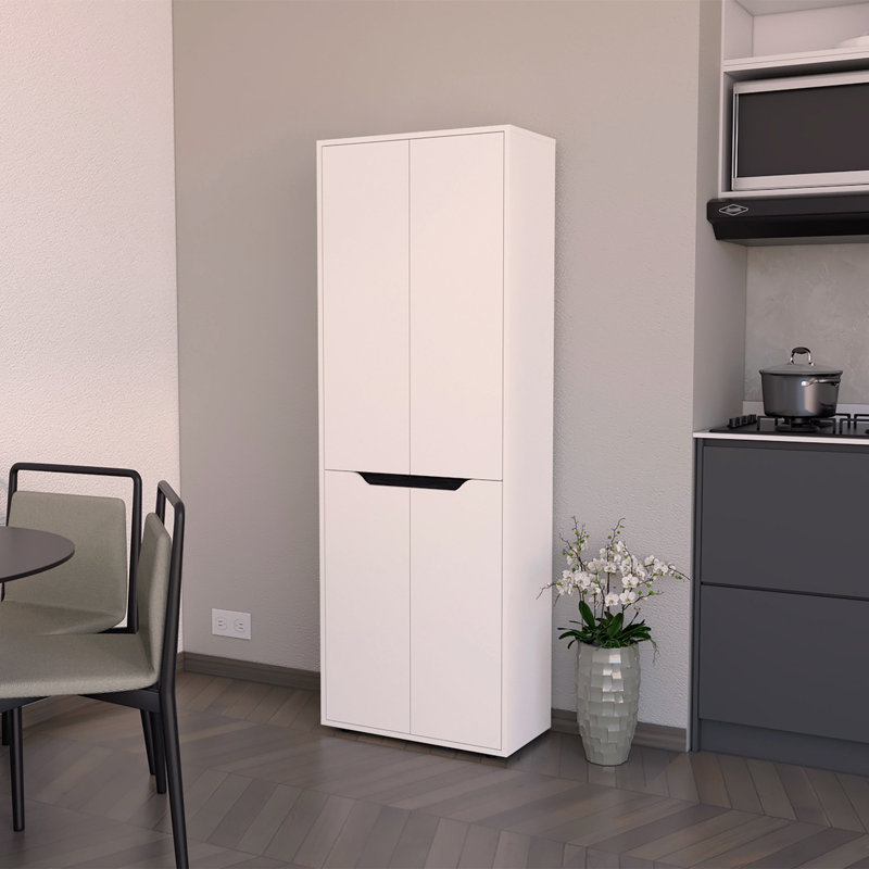 Garde-manger blanc à 5 tablettes