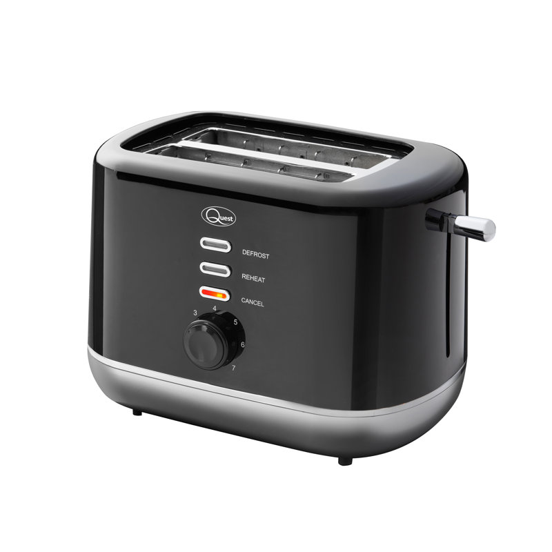 2 Slice Toaster, Black