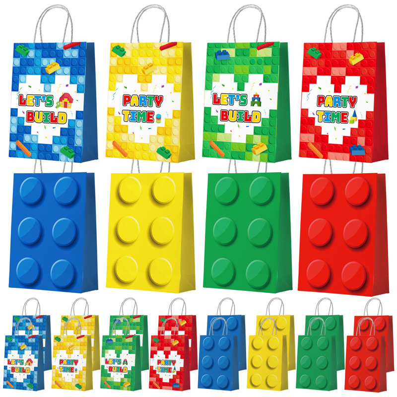 Ensemble de 24 sacs cadeaux pour enfants Lego