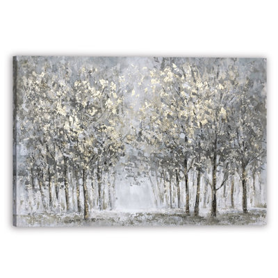 Forêt - peinture sur toile tendue