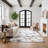 Abstract Marble Design Area Rug