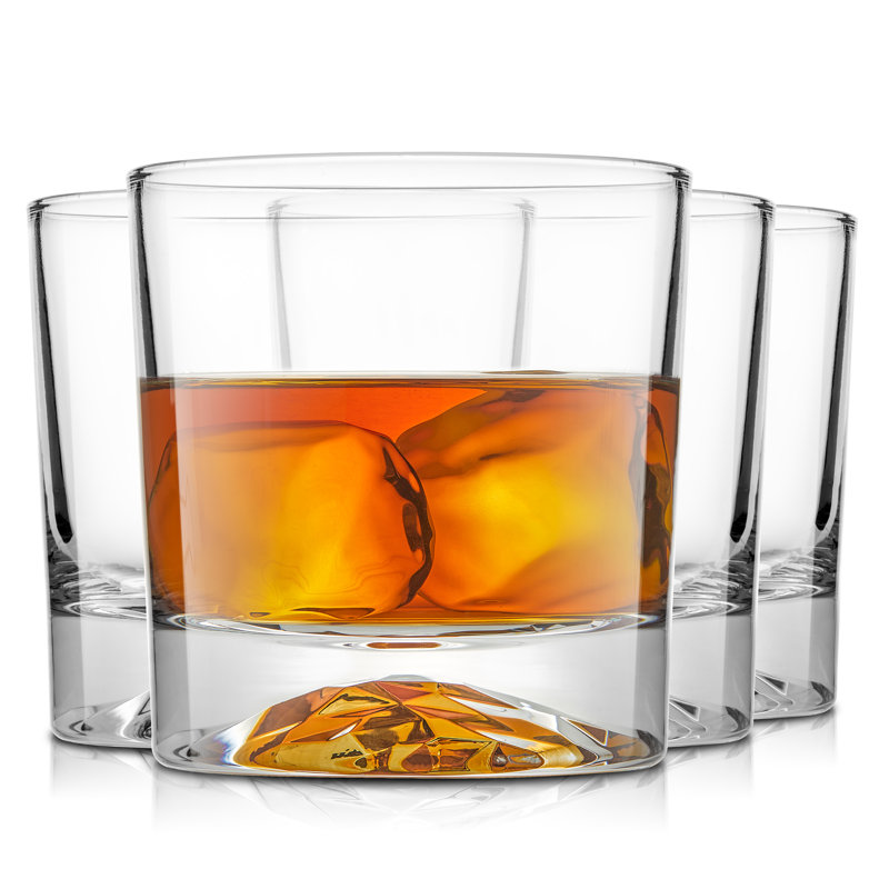 JoyJolt Radiant Double Old Fashioned Tumblers, 10oz.