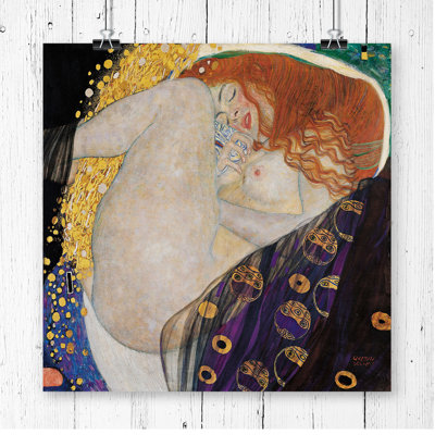Gustav Klimt Danae - Frameless Print