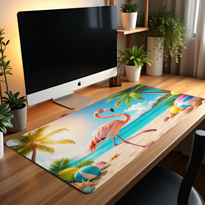 Polyester Desk Pad, 31.5x15.5