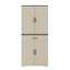 Armoire moderne en bois avec éclairage DEL et rangement