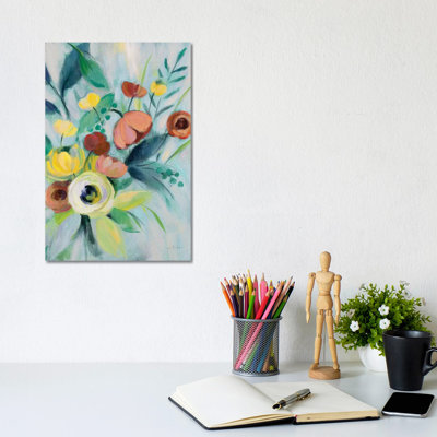 Colorful Elegant Floral I by Silvia Vassileva - Painting Print
