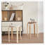 Ensemble de 4 tabourets empilables, chaises rondes sans dossier