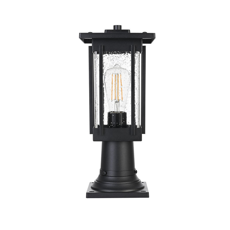 Lampadaire d'extérieur 6,5 pouces noir Meurer