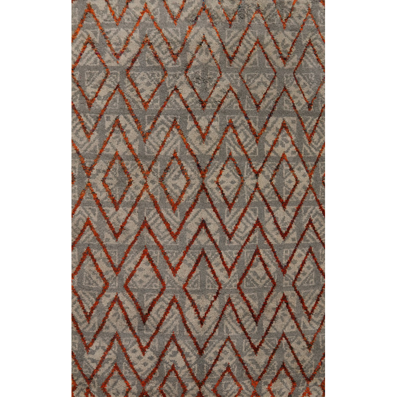 Geometric Moroccan Room Size Area Rug 5x8