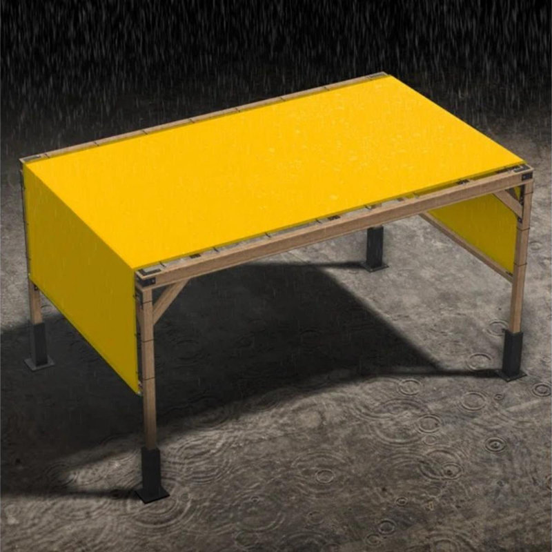 Housse de remplacement pour auvent Royal Shade, Jaune, 7 pi x 29 pi