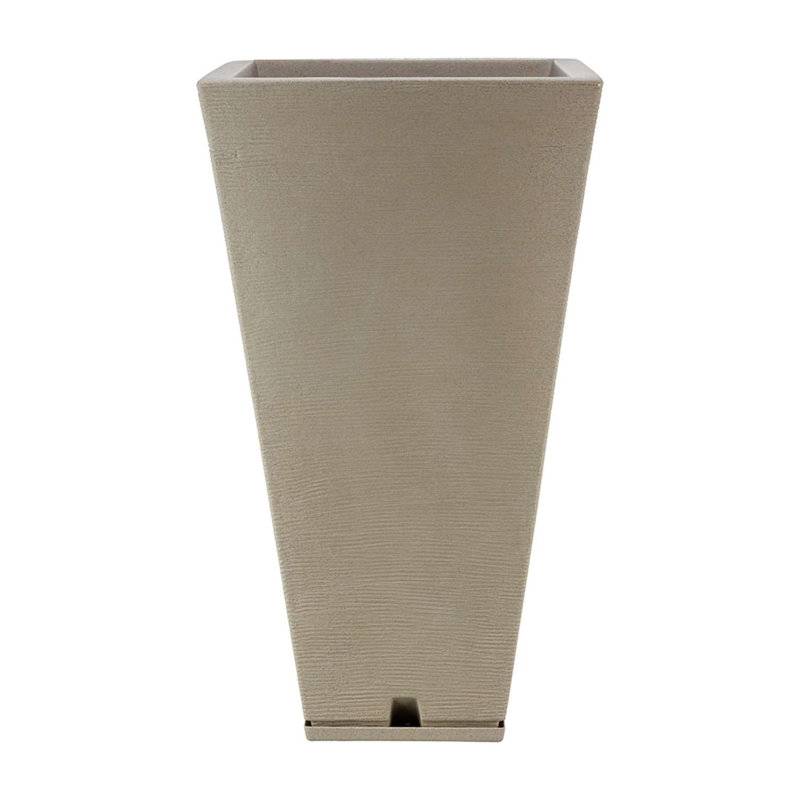 Zurique Pot Planter, Beige, 29.13" H x 16.14" W x 16.14" D