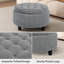 Table basse avec repose-pieds et rangement Modern-858073560