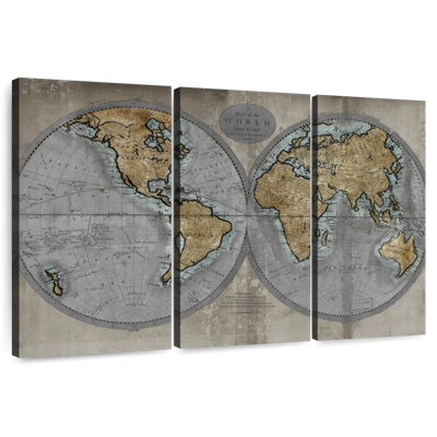 Carte rustique du monde Aliaz