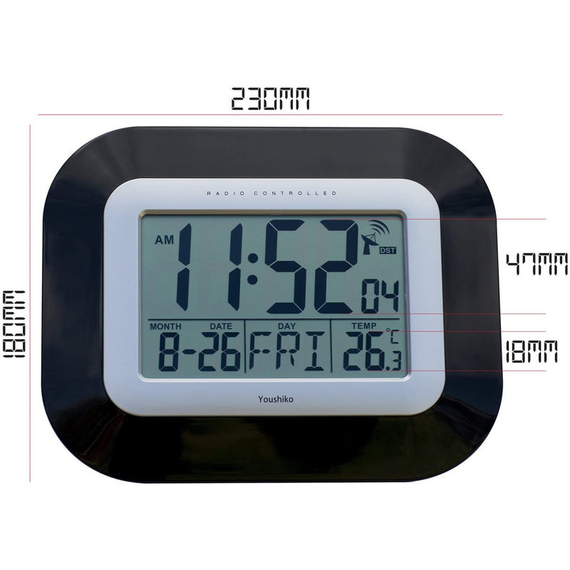 Wall Clock, Black