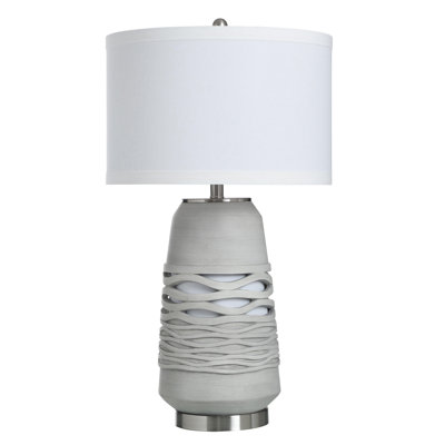 Lampe de table Liora - abat-jour blanc