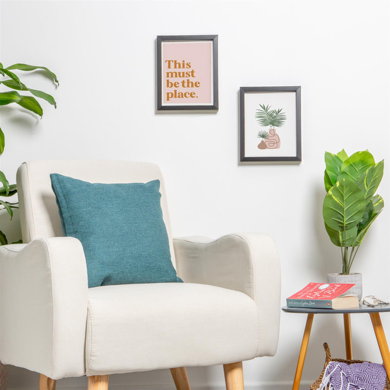 Photo Frame with 5" x 7" Mount - 8" x 10" - Grey/Black