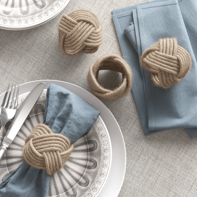 Harrietta Jute Napkin Ring, Natural