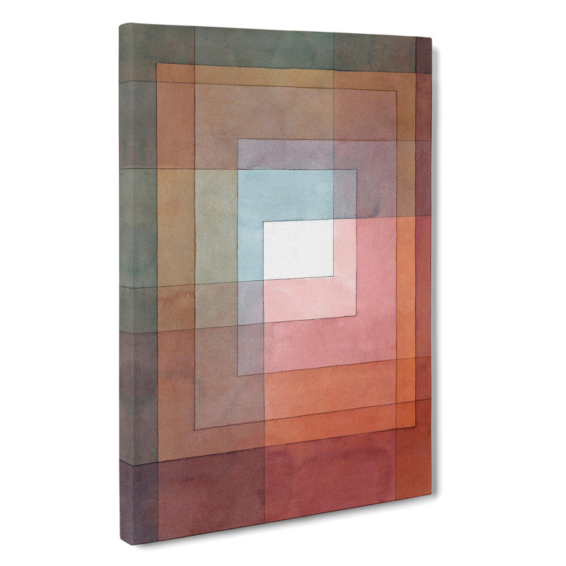 Watercolour Squares by Paul Klee - Wrapped Canvas, 76cm H x 50cm W x 3cm D