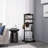 Accent Portable Garment Rack,Clothes Valet Stand With Storage Organizer-250630069
