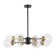 Millender 8-Light Dimmable Sputnik Modern Linear Chandelier