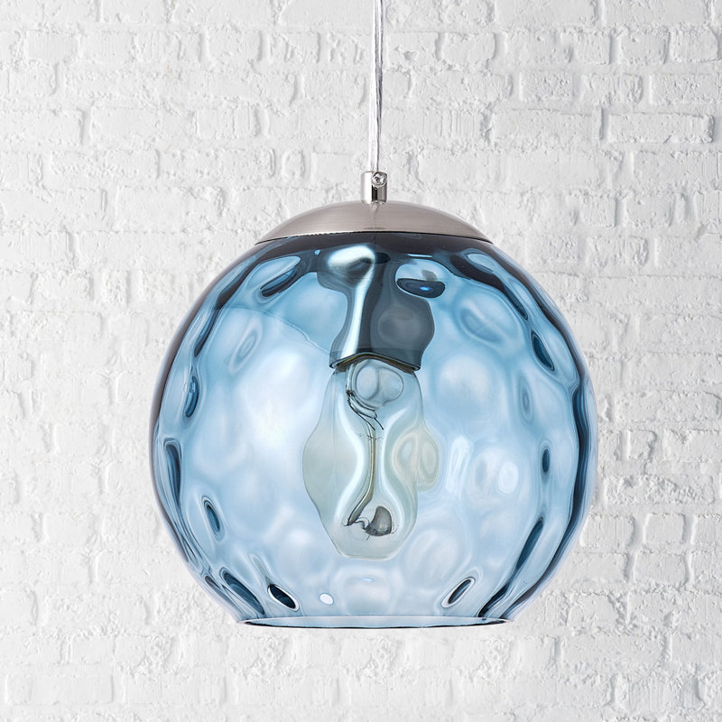 Abhaki 1 - Light Nickel Sphere Pendant