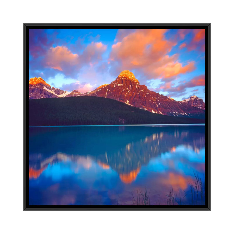 " Sunrise, Banff National Park, Alberta, Canada " by Christopher Talbot Frank, 18" H x 18" W x 1.5" D, No Mat