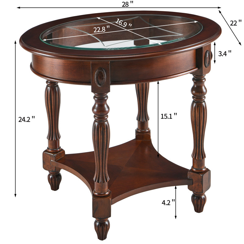 Table d'appoint Boncombe 24 "de hauteur