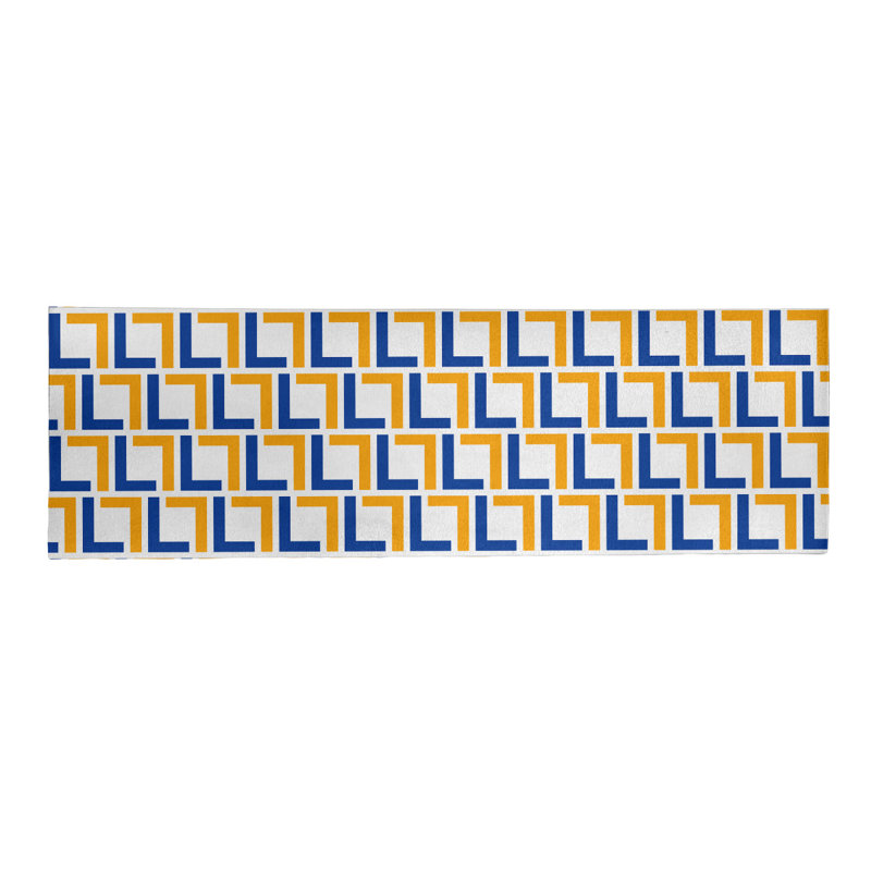 Tapis de couloir blanc