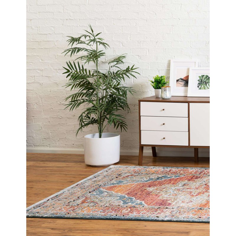 Tapis oriental rouille Alresford, Rectangle 3 pi 3 po x 5 pi 3 po