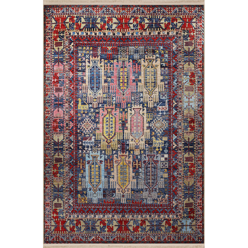 Willowdean Moroccan Indoor / Outdoor Rug, Rectangle 3'4" x 5'