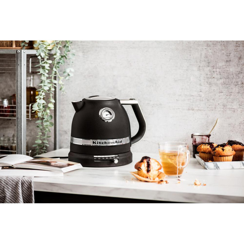 KitchenAid, Artisan 1.5L Dual-walled Multi-temperature Kettle, Black