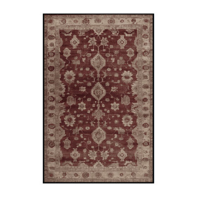 Machine Washable Overdyed Black Area Rug
