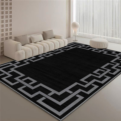 Minimalist Geometric Printed Area Rug