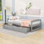 Lit plateforme simple en bois 2 tiroirs avec tête et pied de lit-1714551004